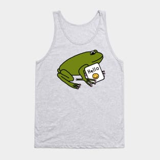 Tree Frog Says Hello Tank Top